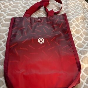 Lululemon Red Tote Bag